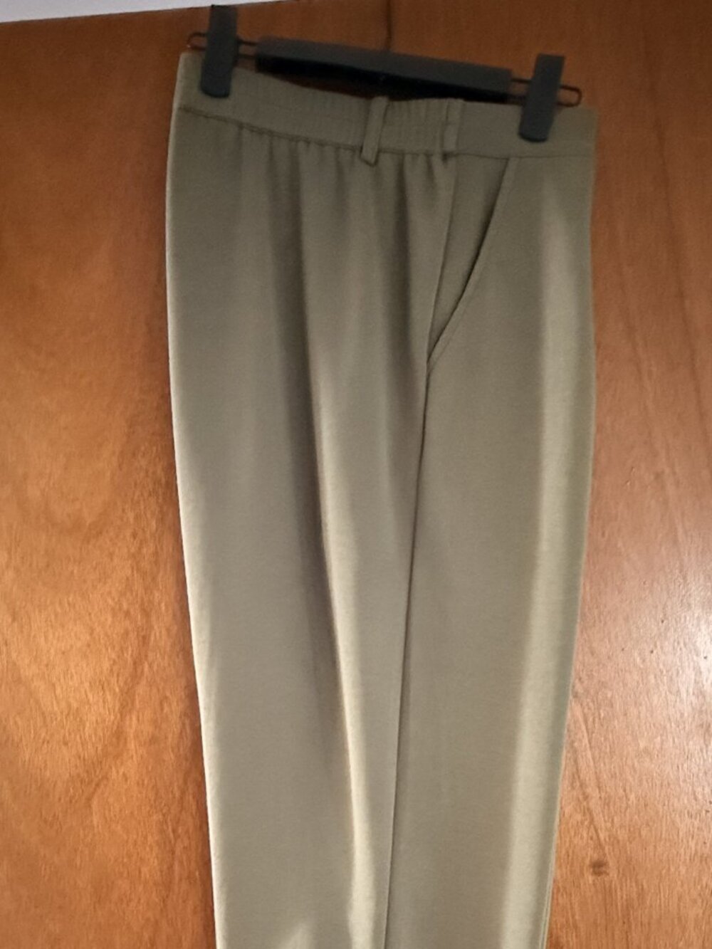 Pretty Garden Dress or Business Casual Pant, Olive Green